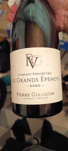 Burgund Pommard Premier Cru Pierre Girardin Les Grands Epenots 2020