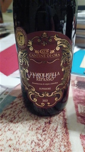 Vinos Rouge sec Cantine di Ora 2023 Italia Véneto Valpolicella Ripasso DOC