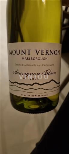Marlborough Mount Vernon Sauvignon Blanc 2024