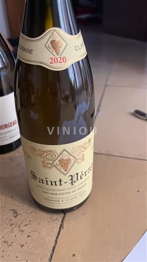 Vallée du Rhône Saint-Péray Domaine Clape 2020