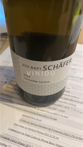 Nahe Joh. Bapt. Schäfer Scheurebe trocken 2024