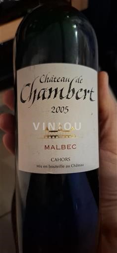 Sydvestfrankrig Cahors Château Chambert Malbec 2005