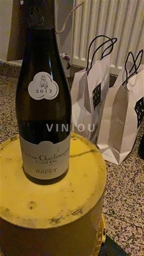 Borgoña Corton-Charlemagne Grand Cru Rapet 2012