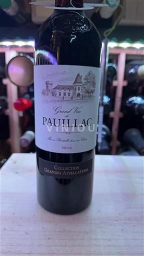Bordeaux Pauillac Grand Vin 2016