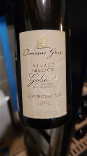 Alsace Alsace Grand Cru Grand Cru Domaine Gross Goldert 2012