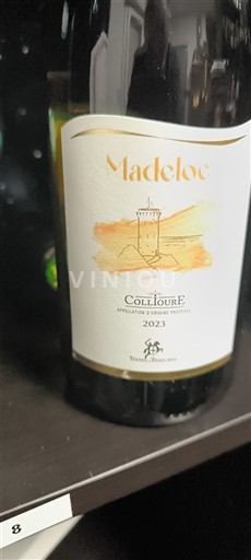 Roussillon Collioure Terres de Madeloc 2023