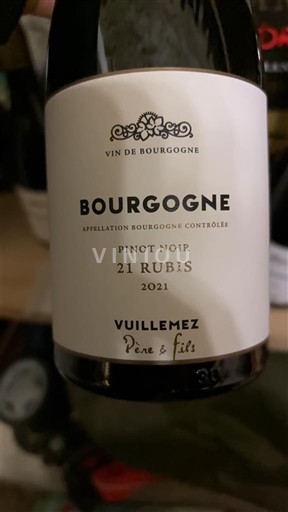 Bourgondië Bourgogne Vuillemez Père & Fils 21 Rubis 2021