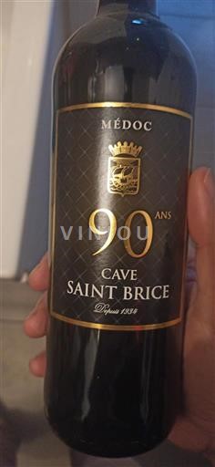Bordeaux Médoc Cave Saint Brice 90 ans Neročník