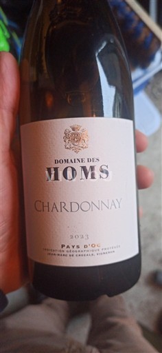 Languedoc ja Roussillon Pays d'Oc Domaine S Homs Chardonnay 2023