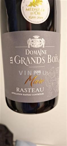 Rhônedalen Rasteau Domaine Les Grands Bois Marc 2018