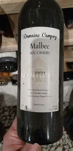 Sydvestfrankrig Cahors Domaine Campoy 2020