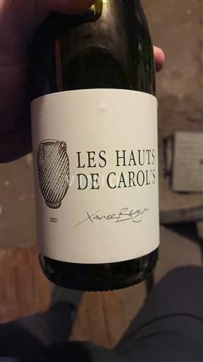 Loirevallei Saumur Xavier Beniau Les Hauts de Carol's 2021