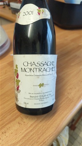 Burgundsko Chassagne-montrachet Bernard Colin et Fils 2001