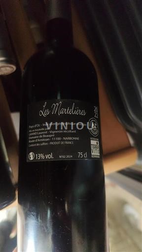 Linguadoca e Rossiglione Paese d'Oc Domaine Beaupré Les Martelières 2022