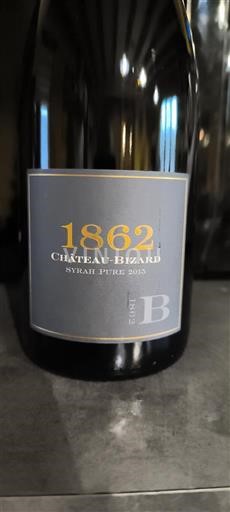 Údolí Rhôny Grignan-les-adhémar Château Château-Bizard 1862 Syrah Pure 2019