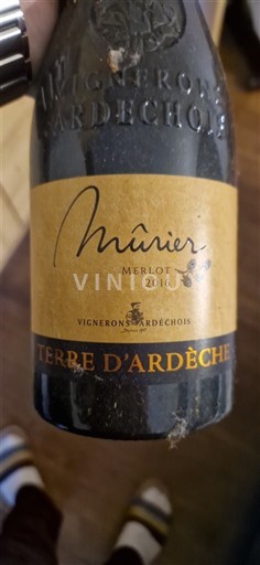 Alpes và các vùng Rhodanien Ardèche Vignerons Ardéchois Munier 2016