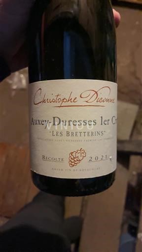 Burgundsko Auxey-Duresses Premier Cru Christophe Diconne Les Breterins 2021
