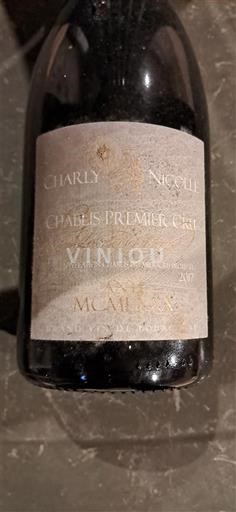 Bourgogne Chablis Premier Cru Charly Nicolle Mont de Milieu 2017