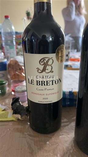 Bordeaux Bordeaux Supérieur Château Le Breton Premium 2020