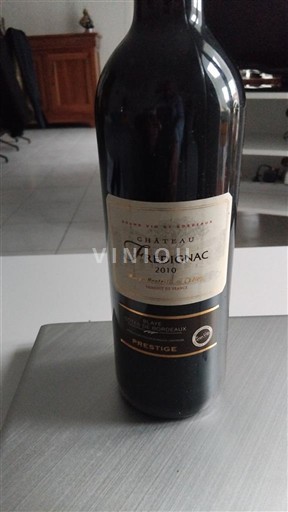 Bordeaux Blaye-côtes-de-bordeaux Château Frédignac Prestige 2010
