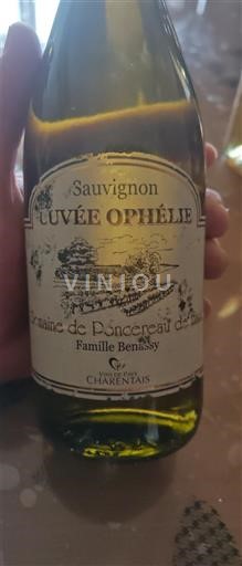 Akvitanska in Charentes Šarentec Domaine Poncerrau de haut Ophélie 2015