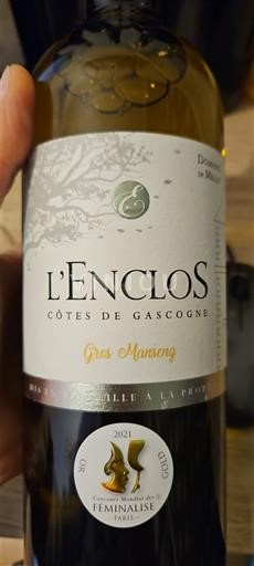 Sydvestfrankrig Côtes de Gascogne Domaine Menard L'Enclos 2021