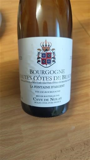 Bourgogne Không được chỉ định Cave de Nolay La Fontaine d’Argent 2021