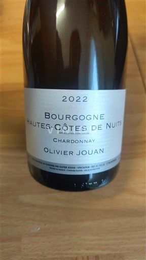 Burgundija Hautes Côtes de Nuits Olivier Jouan Chardonnay 2022