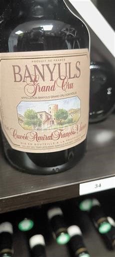 Rosellón Banyuls Grand Cru Cuvée Amiral François Vilarem Sin añada