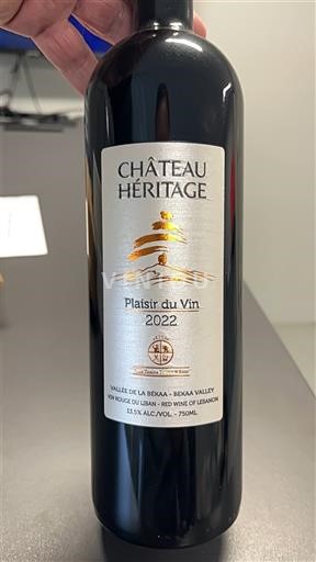 Bekaa Không xác định Château Héritage Plaisir du Vin 2022