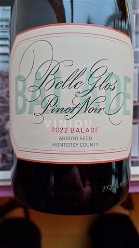 Kalifornische AVA Russian River Valley Belle Glos Balade, Russian River 2022