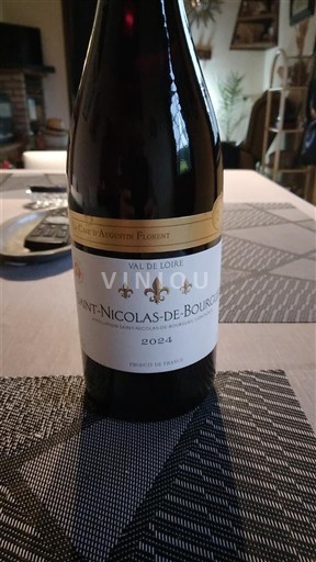 Vinos Rouge sec Domaine Adrien Florent 2024 Francia Valle del Loira Saint-Nicolas-De-Bourgueil AOC