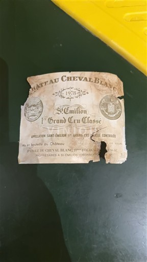 Bordeaux Saint-Émilion 1er Grand Cru Classé Château Cheval Blanc 1978