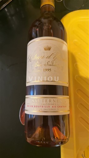 Bordeaux Sauternes Premier Cru Supérieur Château Yquem 1995