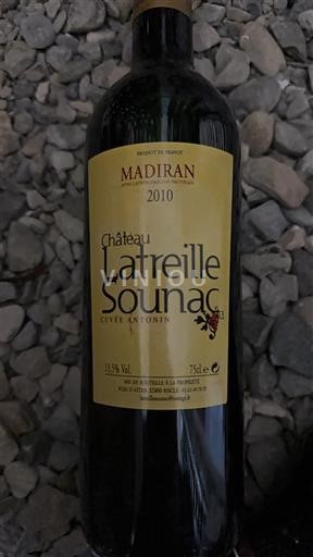 South West Madiran Château Latreille Sounac Antoine 2010