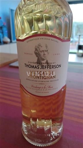 Languedoc Muscat-de-frontignan Domaine La Maison du Président Thomas Jefferson Không niên vụ
