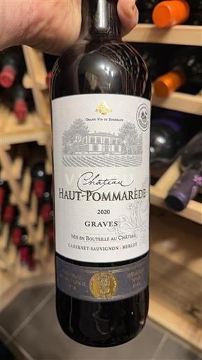 Bordeaux Graves Château Haut-Pommarede 2020