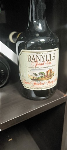 Roussillon Banyuls Grand Cru Cuvée Président Henry Vidal 1995