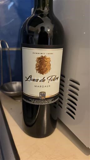 Bordeaux Margaux Domaine Domaines Fabre Lions de Fabre 2019