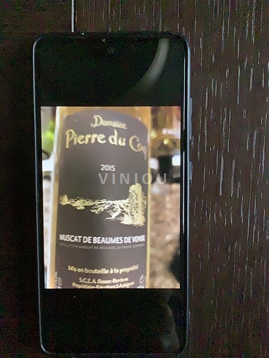 Rhône Valley Muscat de Beaumes de Venise Domaine Pierre du Coq 2015