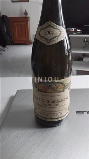 Borgoña Corton-Charlemagne Grand Cru Edgar Esplot 2004