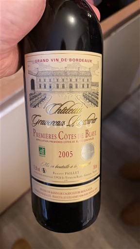 Bordeaux Ni doloceno Château Gravaud Larosebier 2005