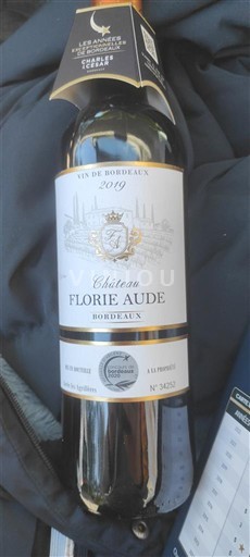 Bordeaux Château Florie Aude 2019