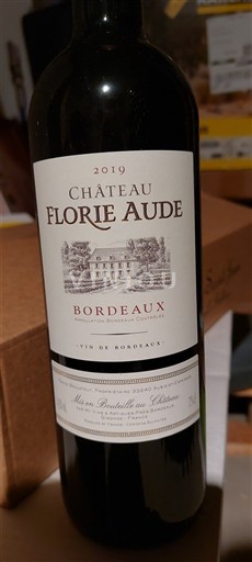 Bordeaux Château Florie Aude 2019