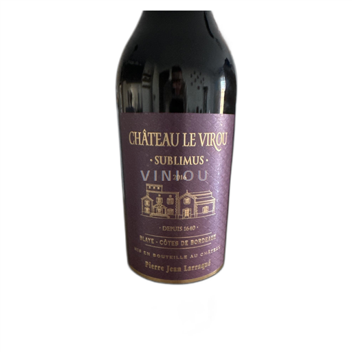 Bordeaux Blaye-Côtes-de-Bordeaux Château Le Virou Sublimus 2016