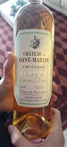 Provence Côtes-de-Provence Château Saint-Martin Réserve des Gentes Dames 2018