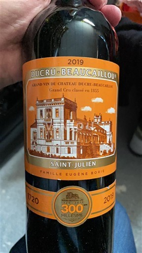 Bordeaux Saint-Julien Grand Cru Château Cru-Beaucaillou 2019