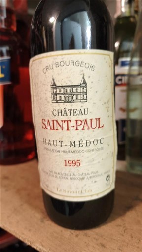 Burdeos Haut-Médoc Cru Bourgeois Château Saint-Paul 1995