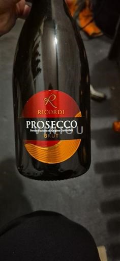 Sparkling Wines Blanc brut Ricordi Non millésimé Italy Wines of Veneto Prosecco DOC