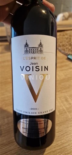 Bordeaux Saint-Émilion Grand Cru Grand Cru Jean Voisin L'Esprit de Jean Voisin 2021